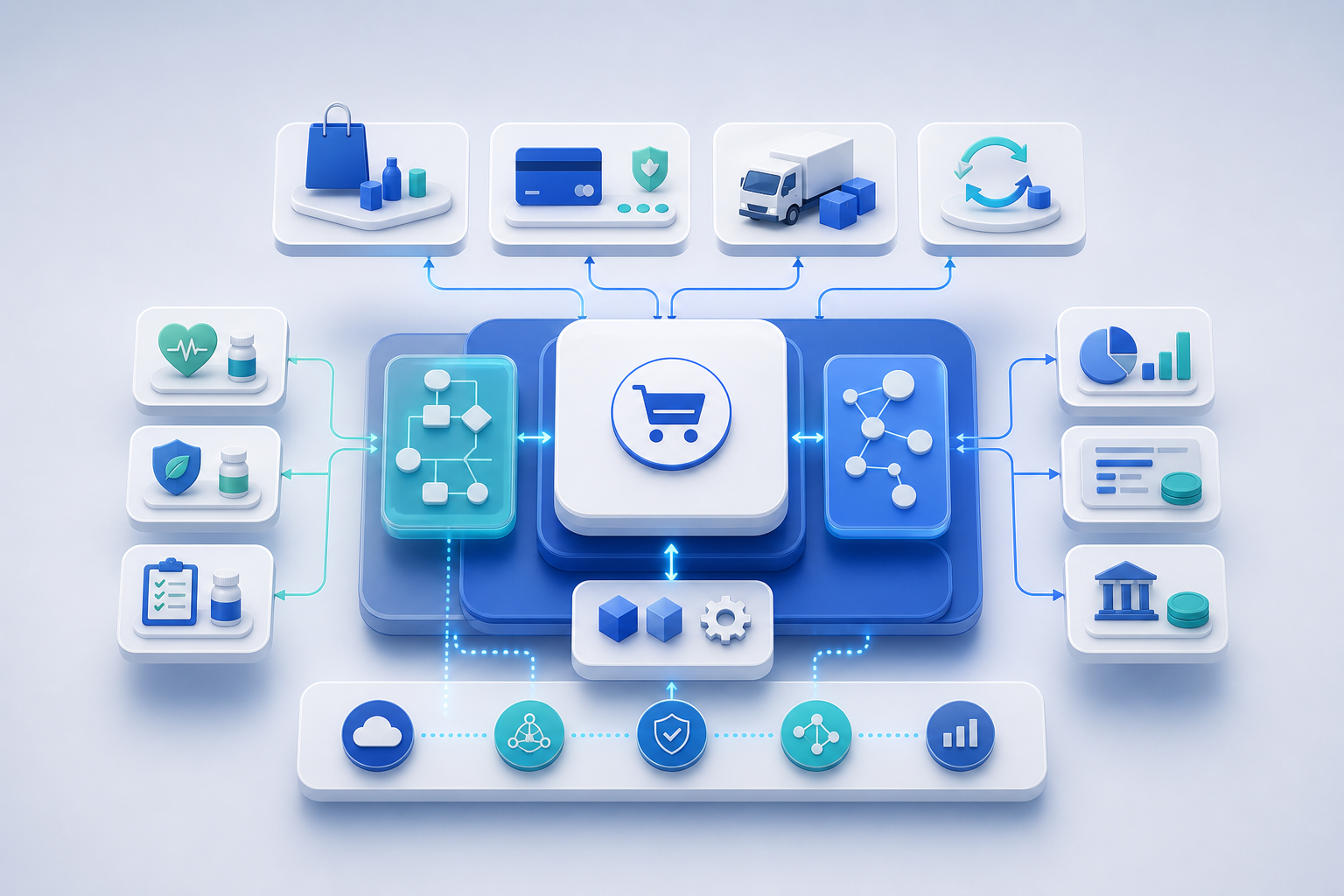 Commerce and Health Workflow Platform