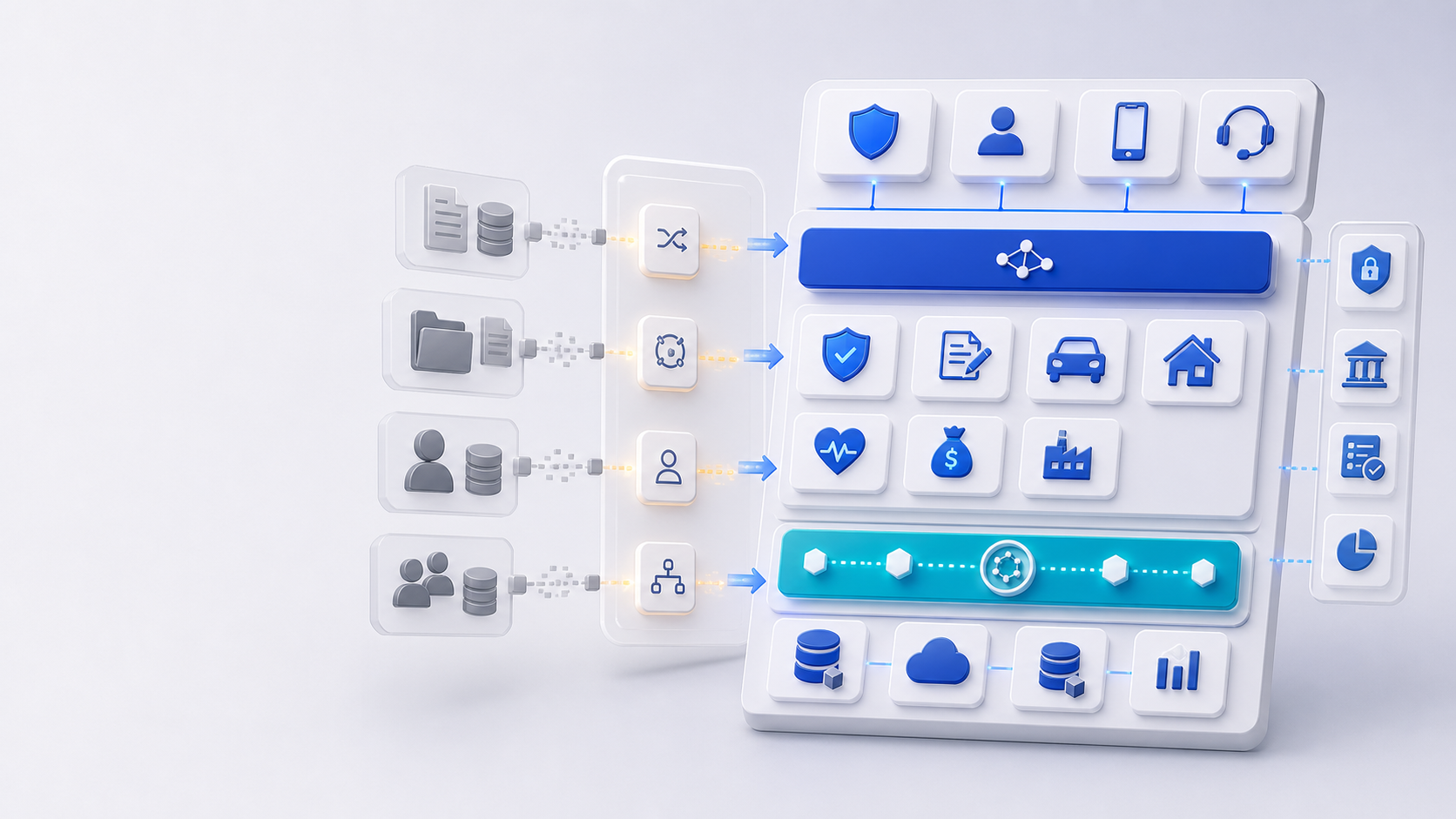 Modern policy, claims, and agent platforms without the rip-and-replace